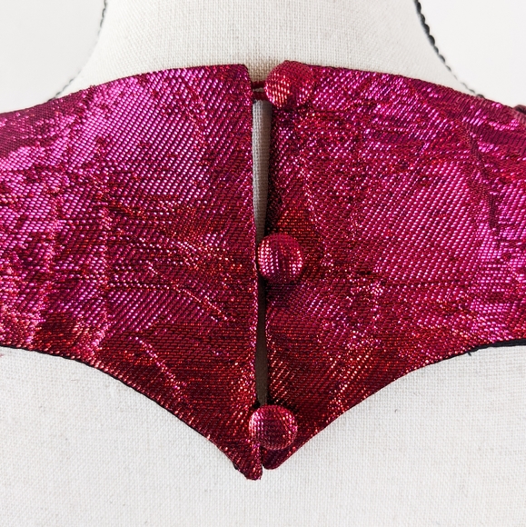 NWT Storia Crinkle Iridescent Open Back Mini Dress - Picture 7 of 8